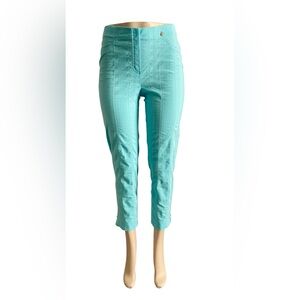 Robell Turquoise Cropped Pants